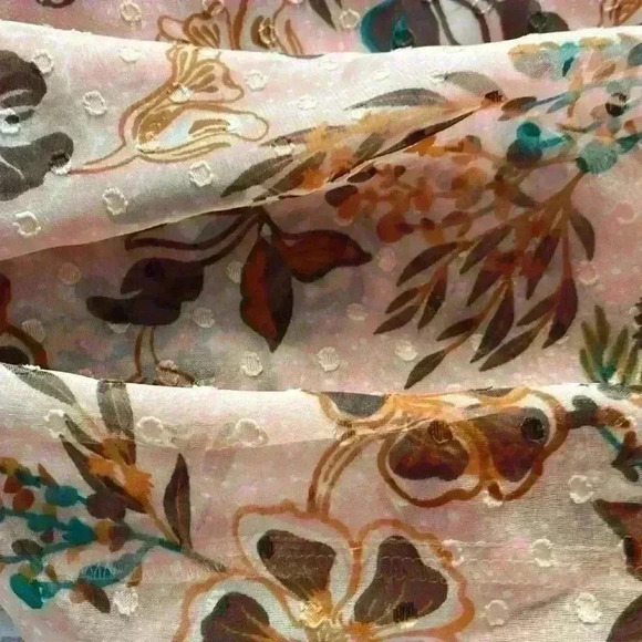 Joie long sleeve sheer floral blouse size XS - Picture 4 of 7